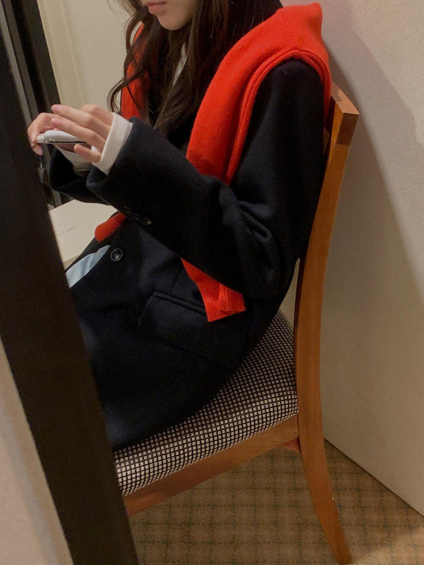 Wool single coat-3col