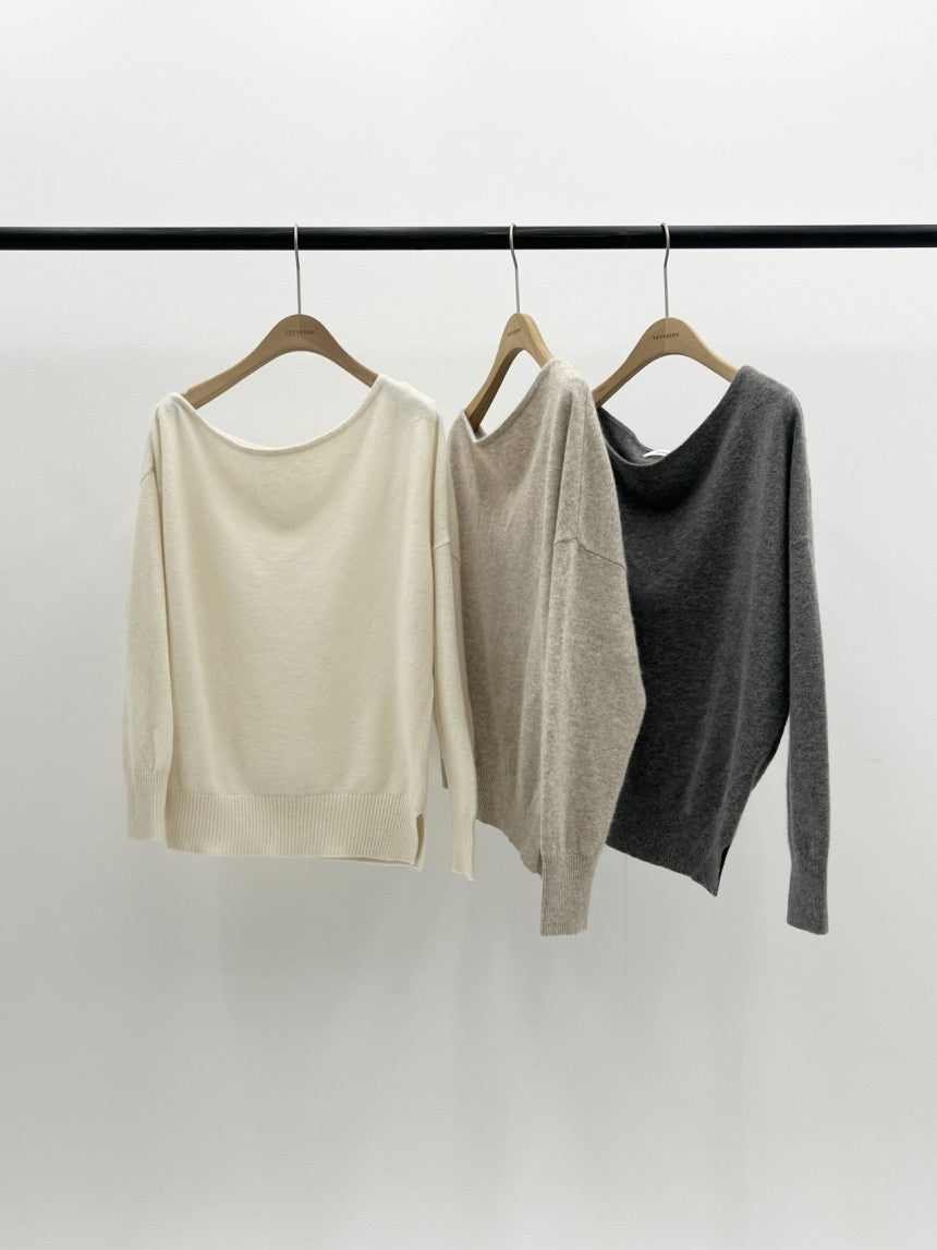 Siena fox unbalance knit-3col