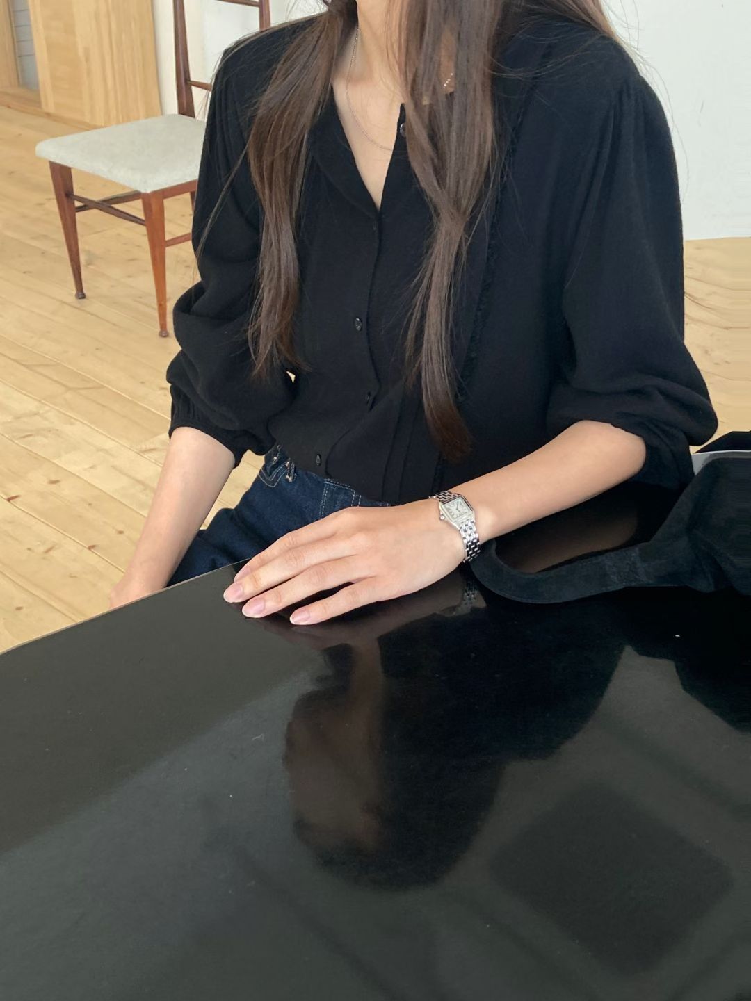 Earth gimo blouse-2col