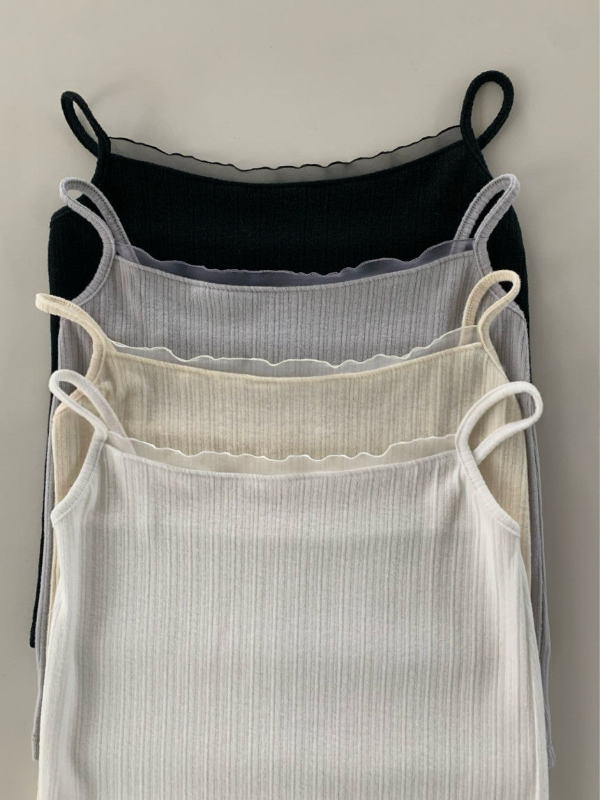 Roots lace sleeveless-4col