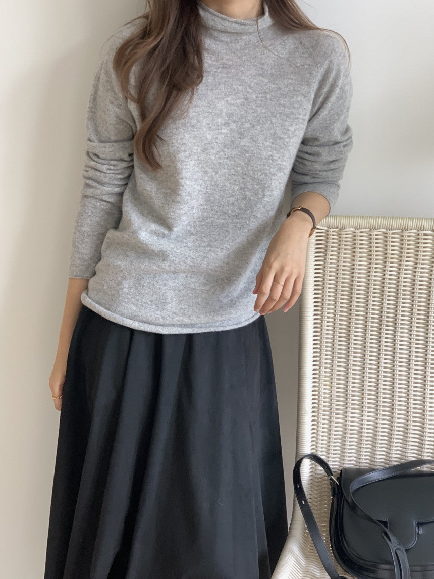 Lanoa cashmere wholegarment knit-4col