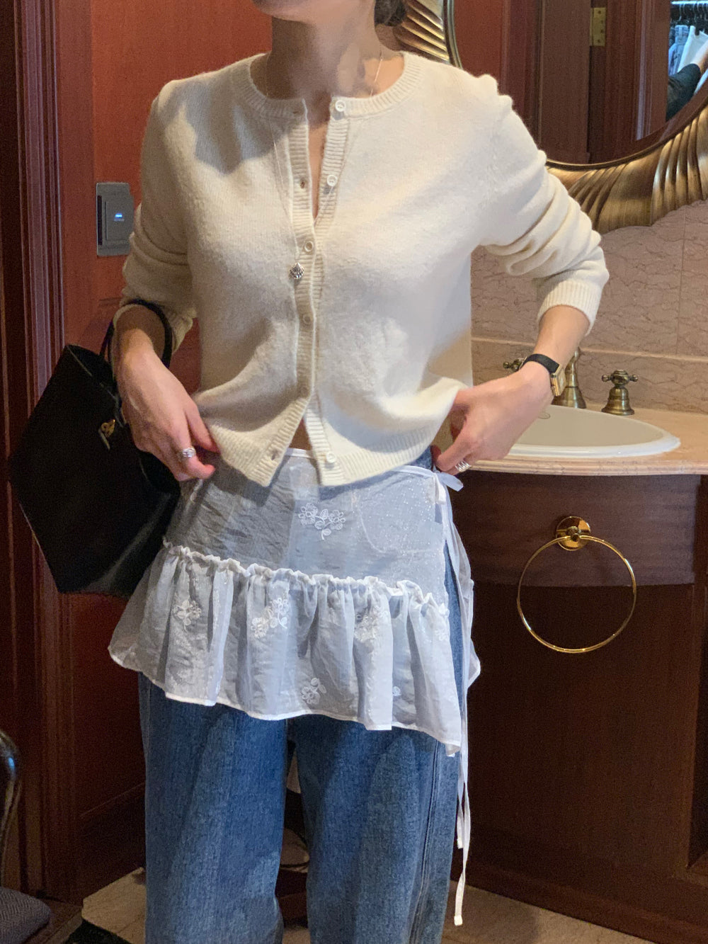 Misty Layered skirt-2col