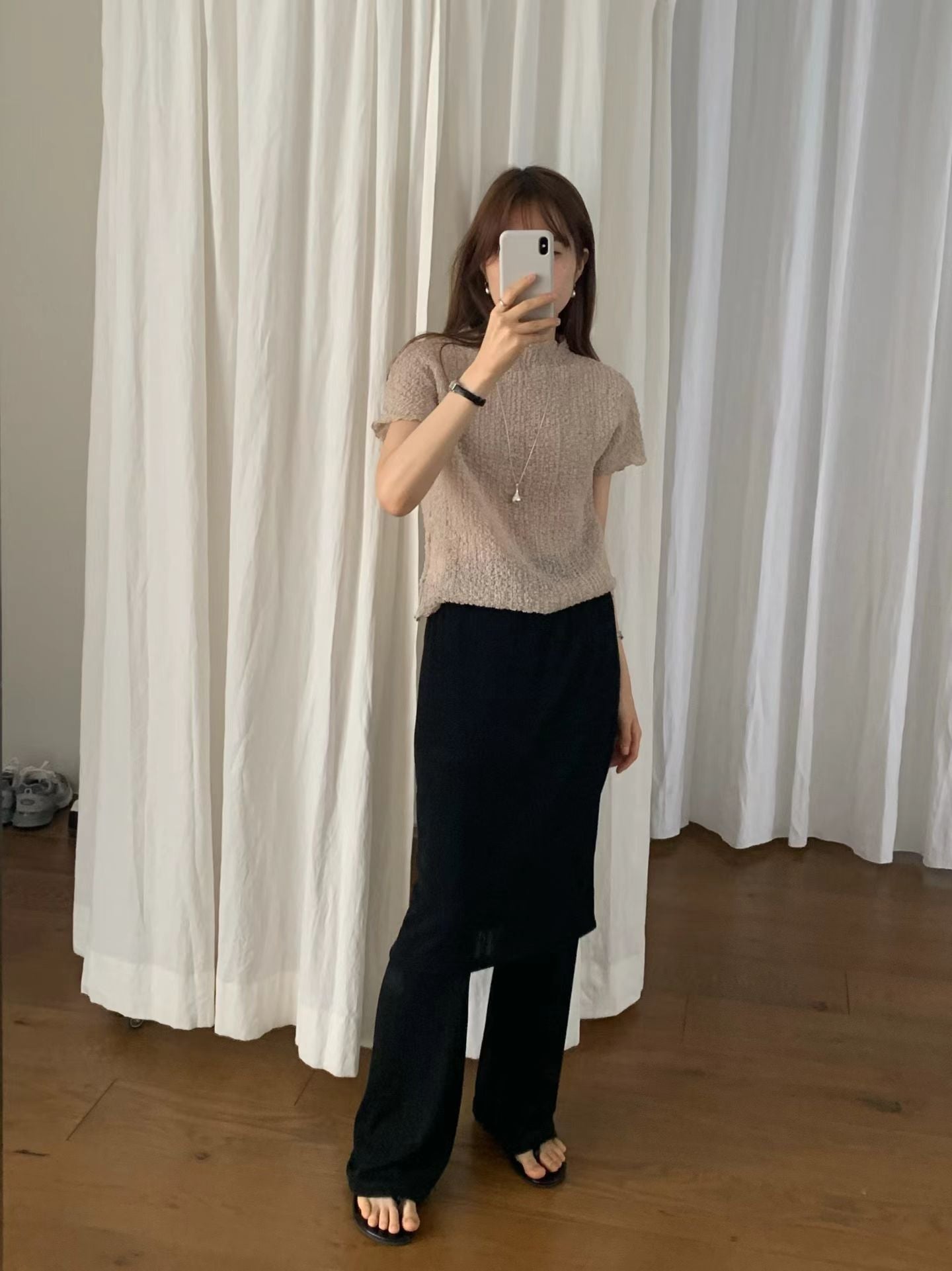 Ounce cloud wrinkle blouse-3col