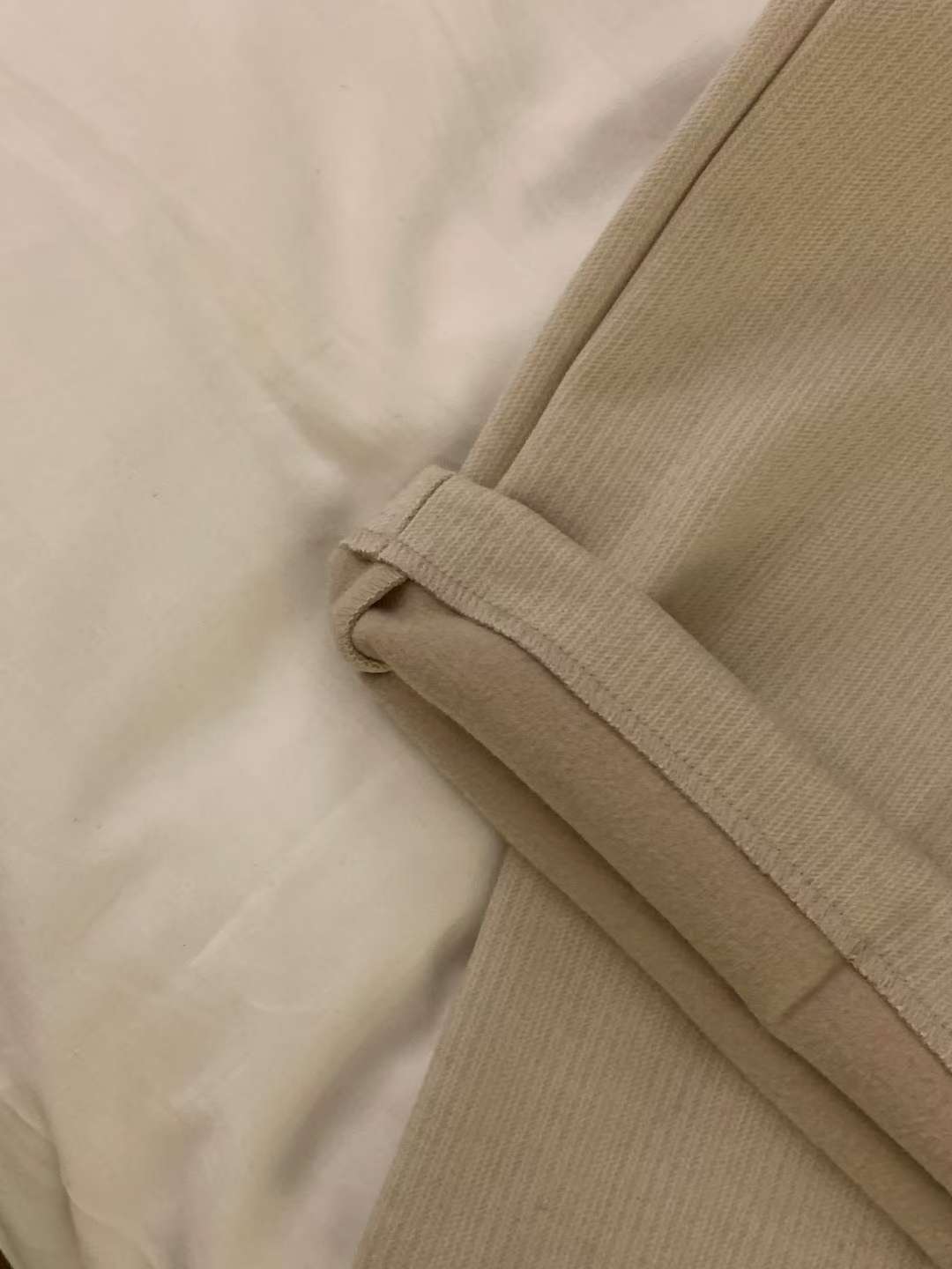 Herringbone gimo wide slacks-2col/ショート丈あり