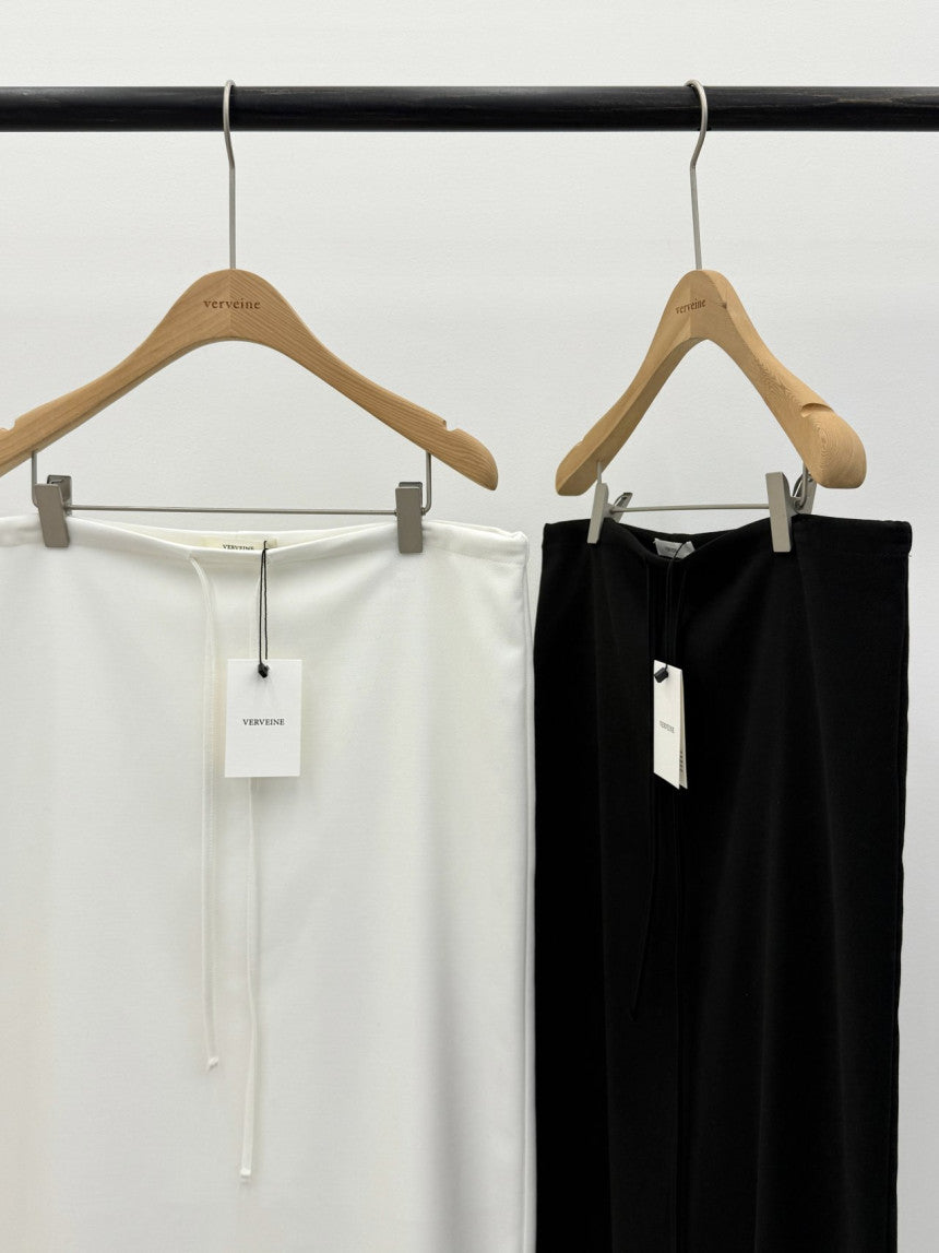 Ove string long skirt-2col