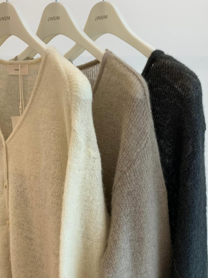 Kozie mohair cardigan-3col