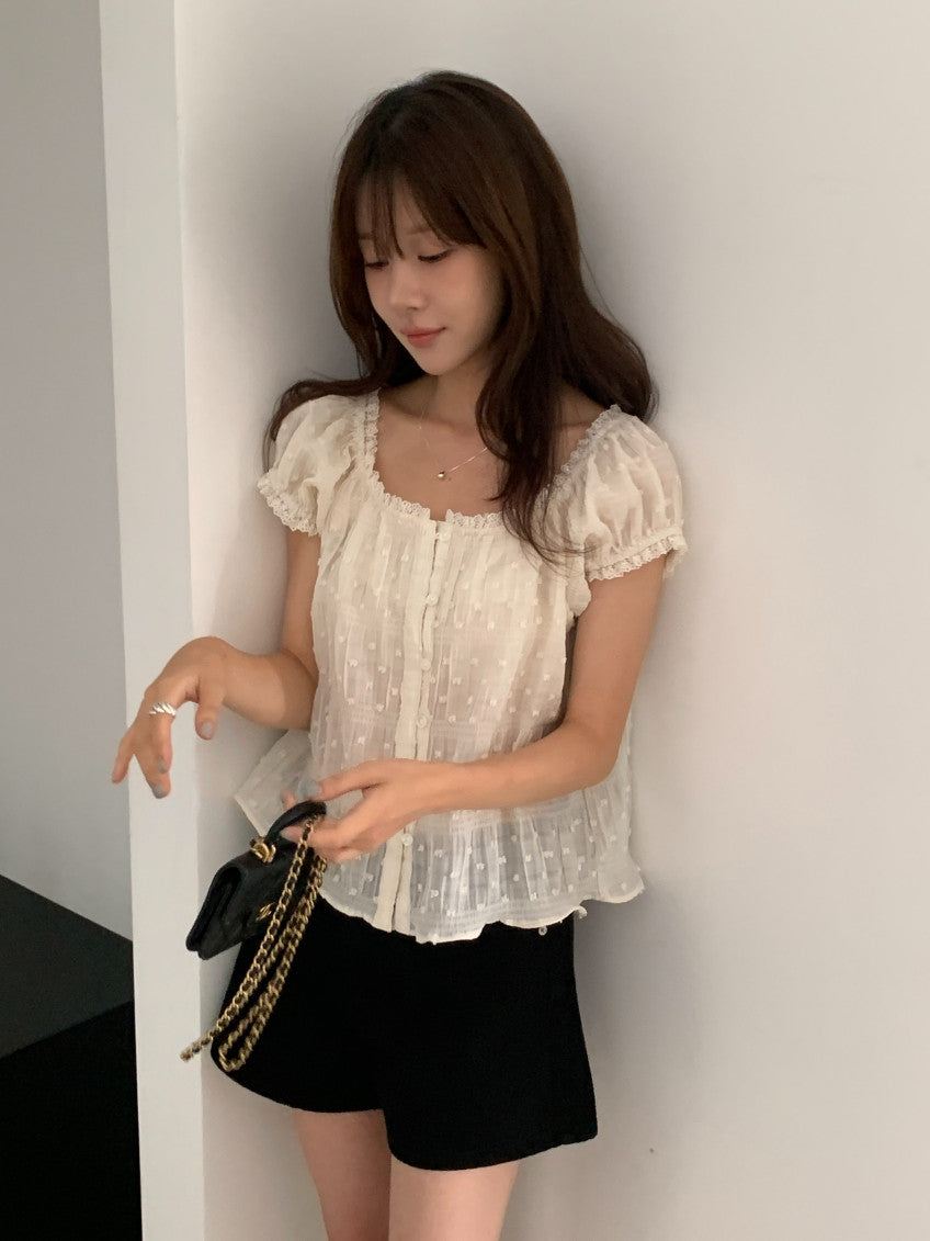 popcorn blouse-2col