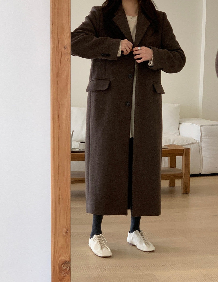 Wool single coat-3col