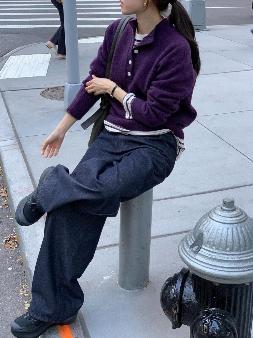 Roots wide inner gimo denim