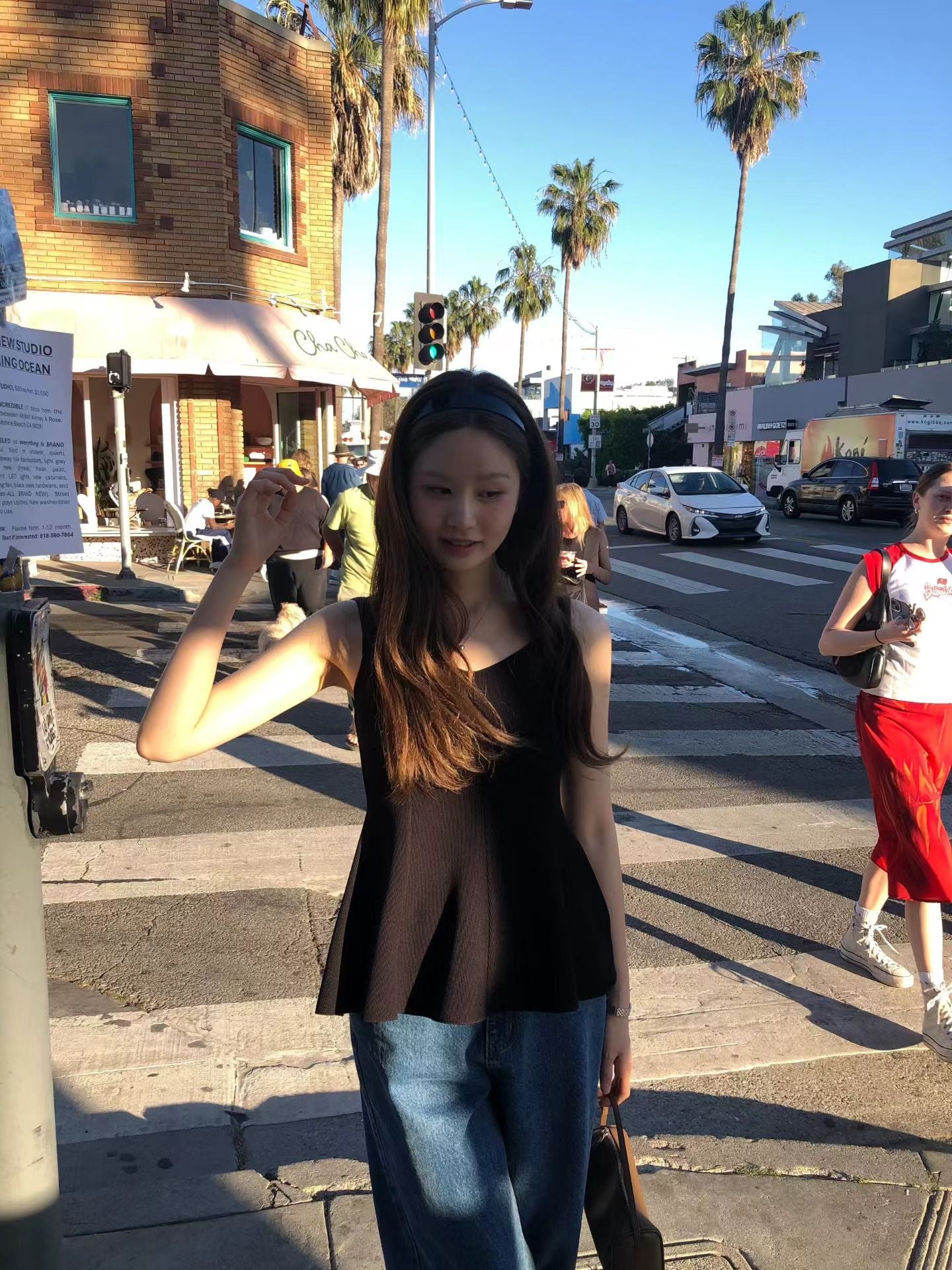 Ounce nas flare blouse-2col