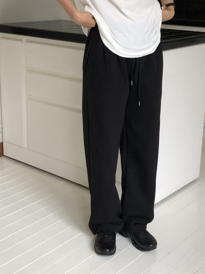 Soft string gimo training pants-4col