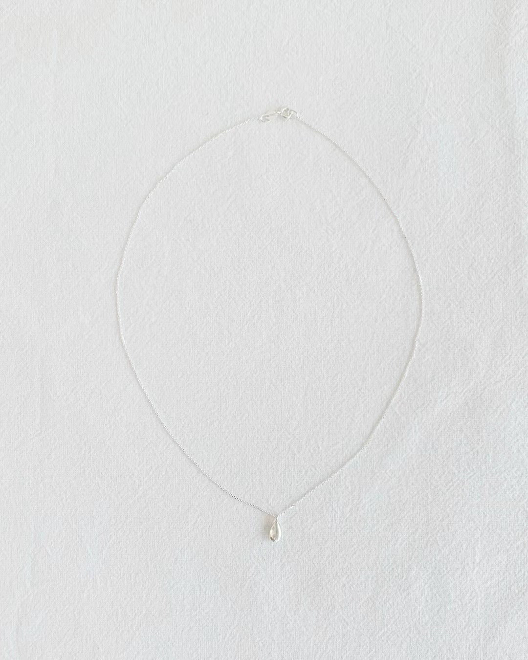 Ounce ria silver necklace-2col