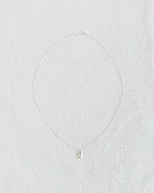 Ounce ria silver necklace-2col