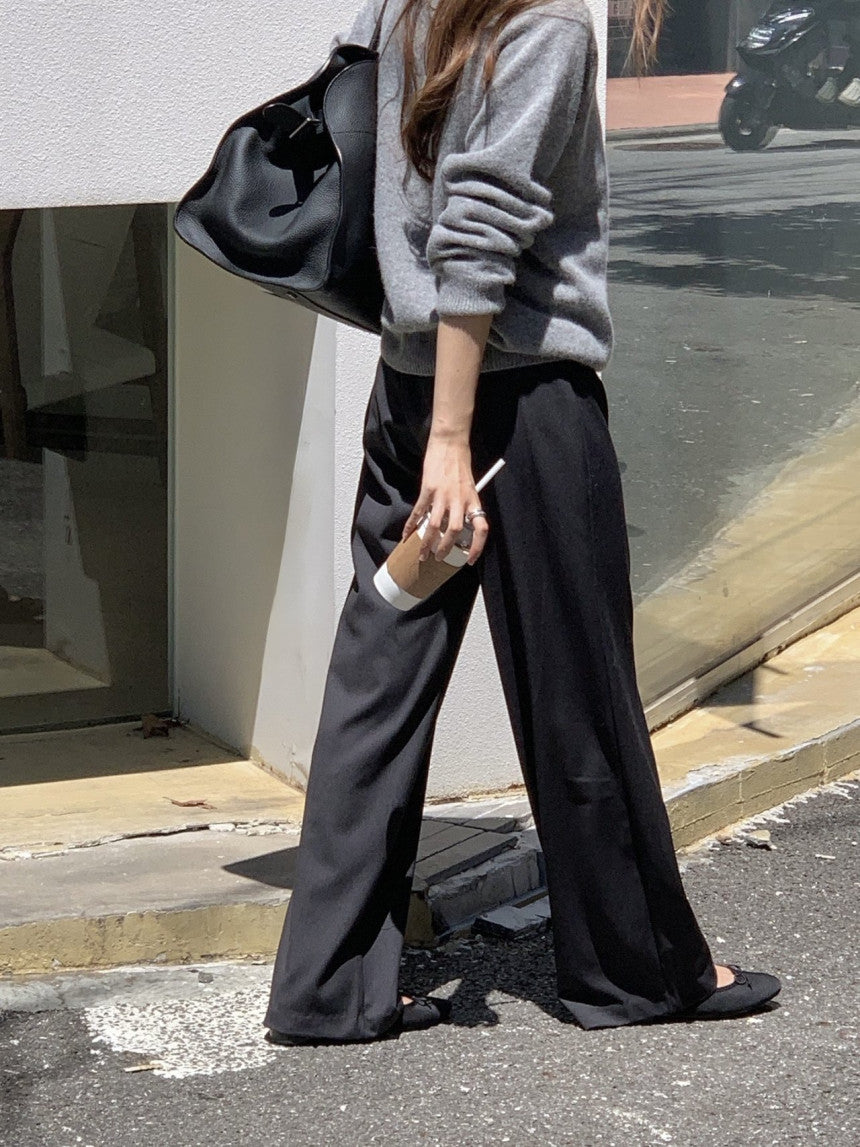 Row flare slacks-3col