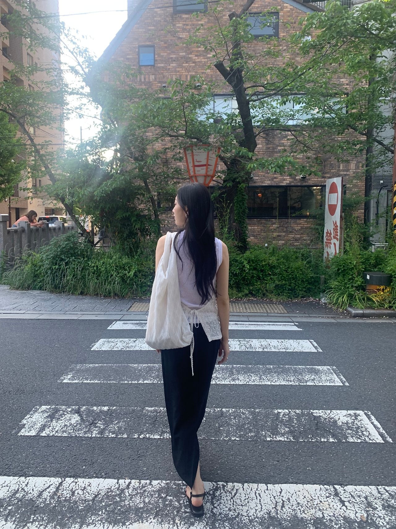Usual silky skirt-2col