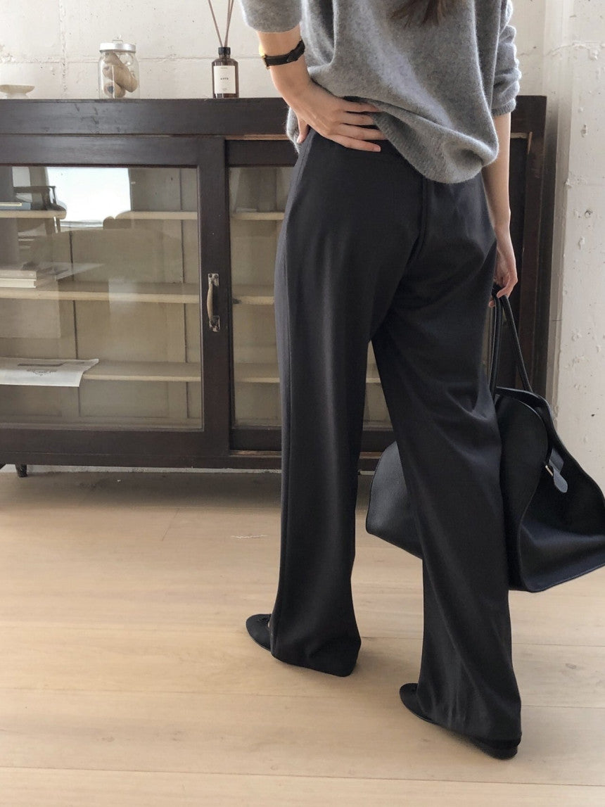 Row flare slacks-3col
