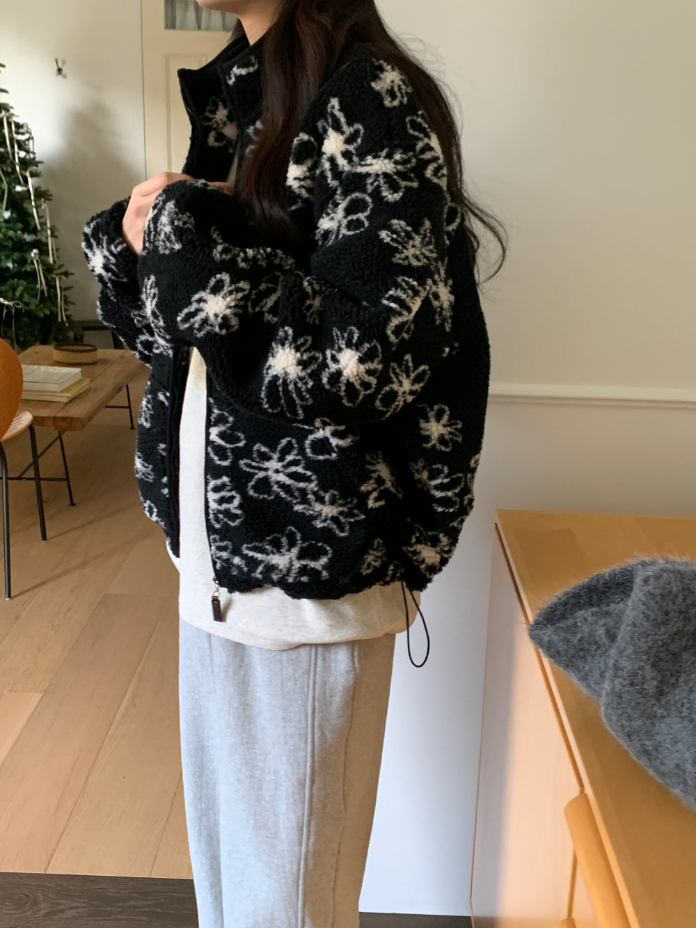 rosy flower jumper-2col