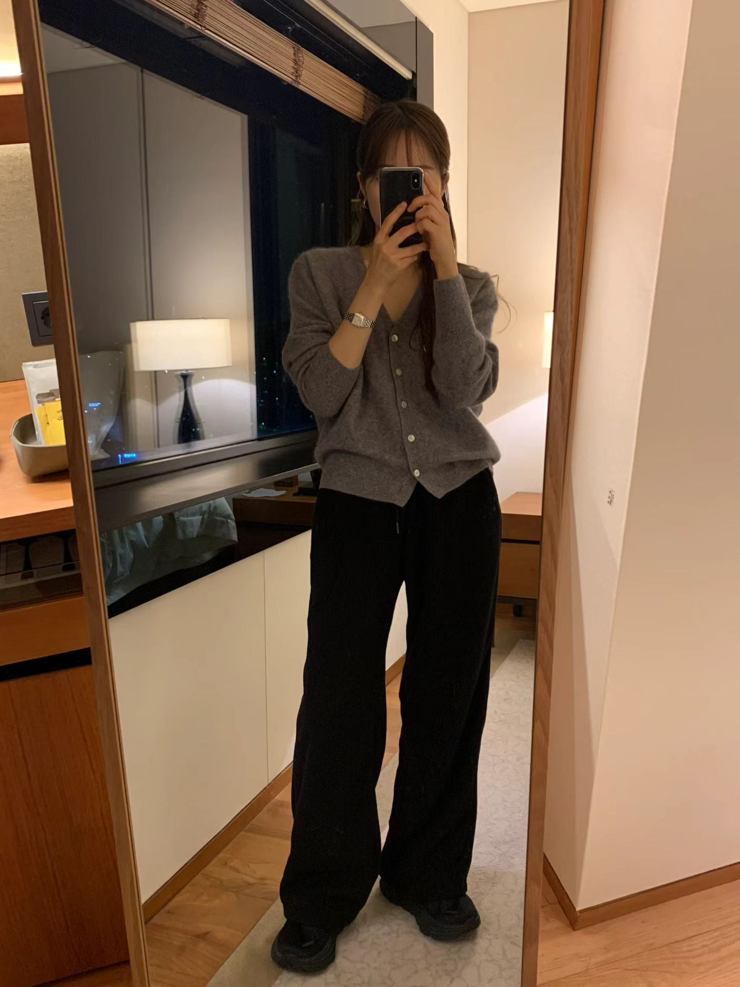 Ounce cash brush cardigan-4col