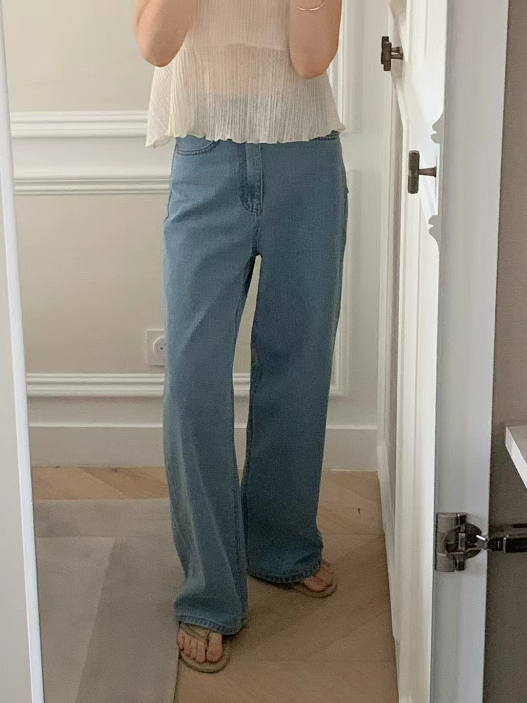 Ounce low wide denim