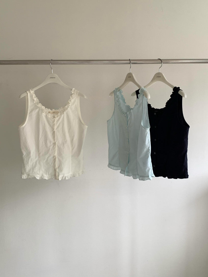 frill sleeveless-3col