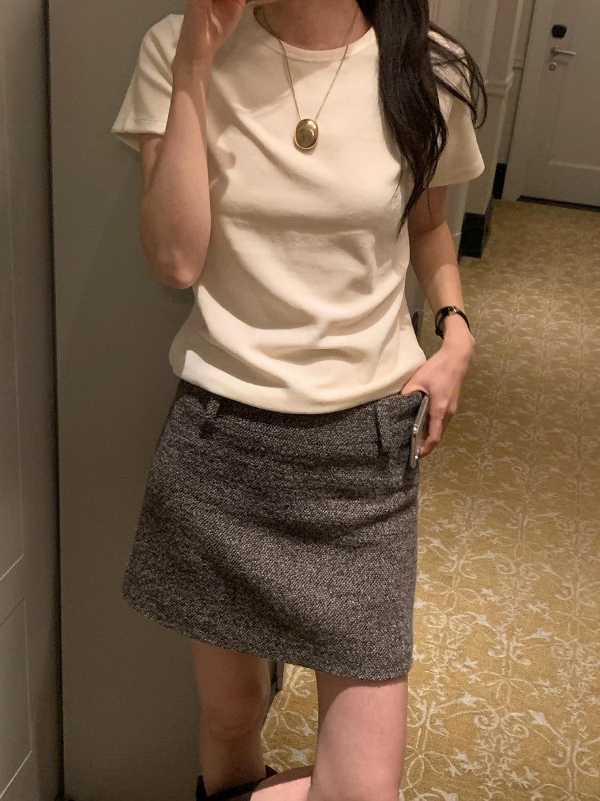 Haven wool skirt-2col