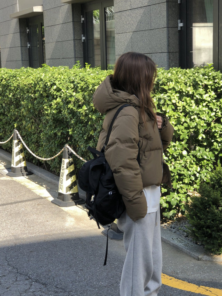 Noa hood duck down padding-3col