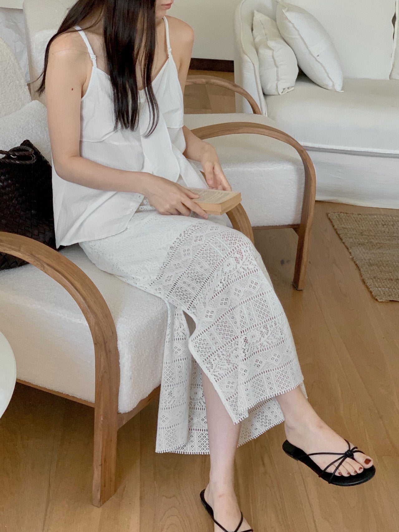 Crochet skirt-2col
