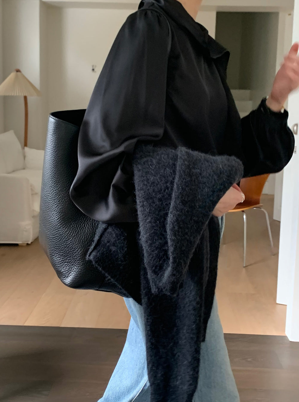 house tie blouse-3col