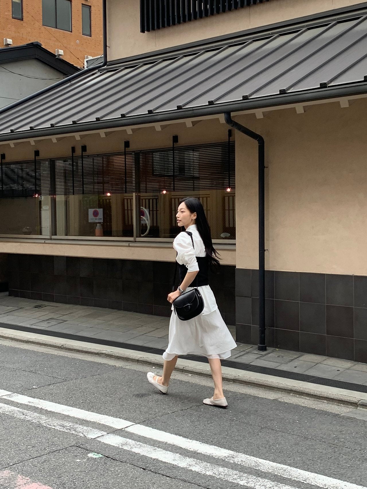 Layered string midi skirt-2col