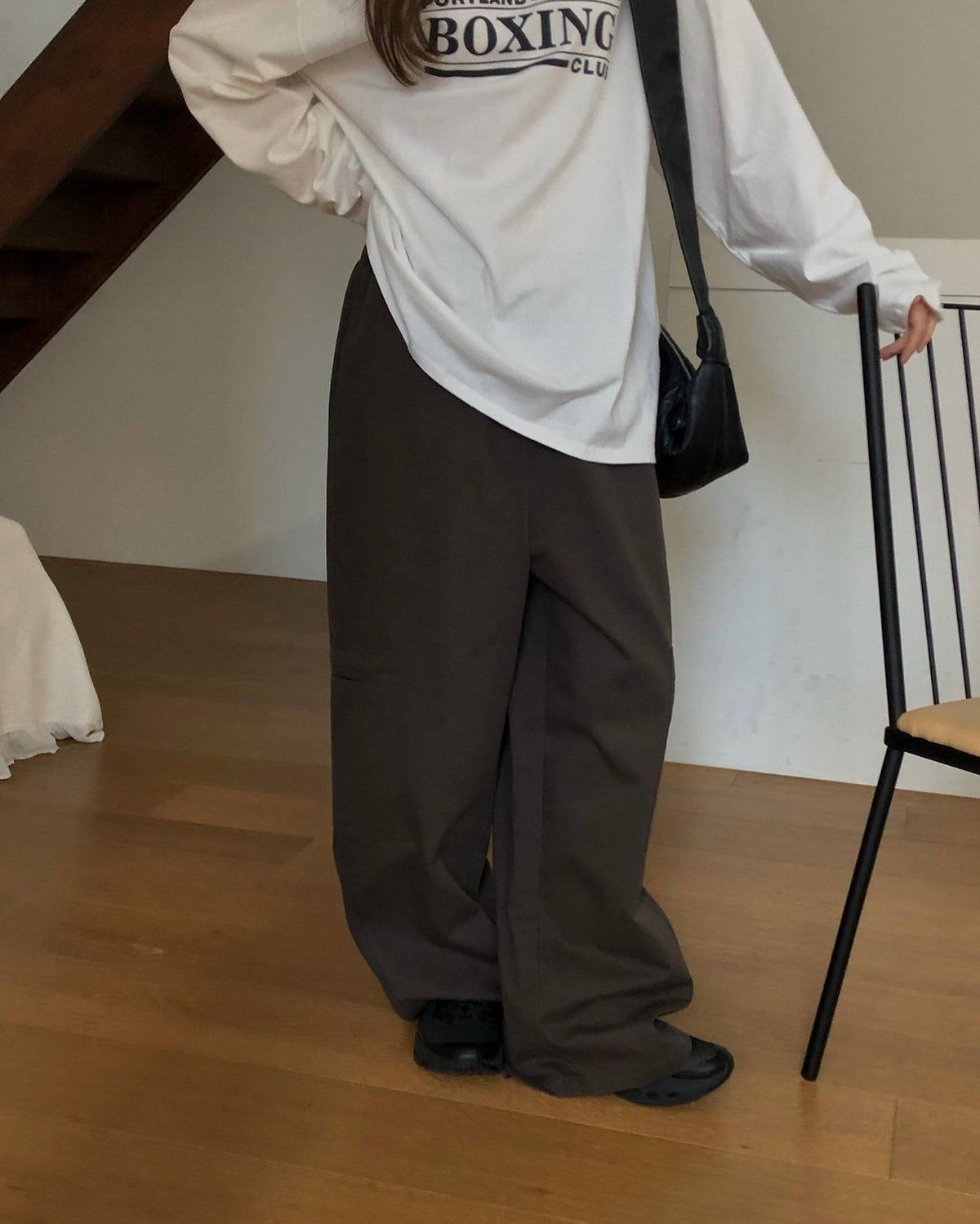 cotton note pants-2col