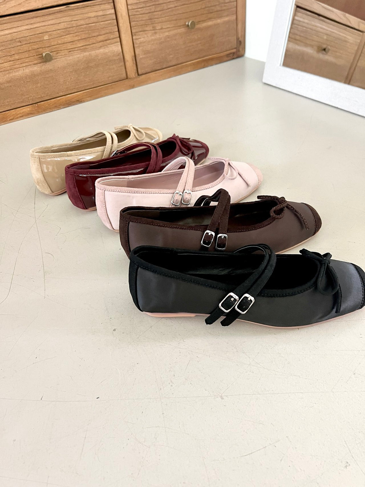 Molded double-strap Mary Jane