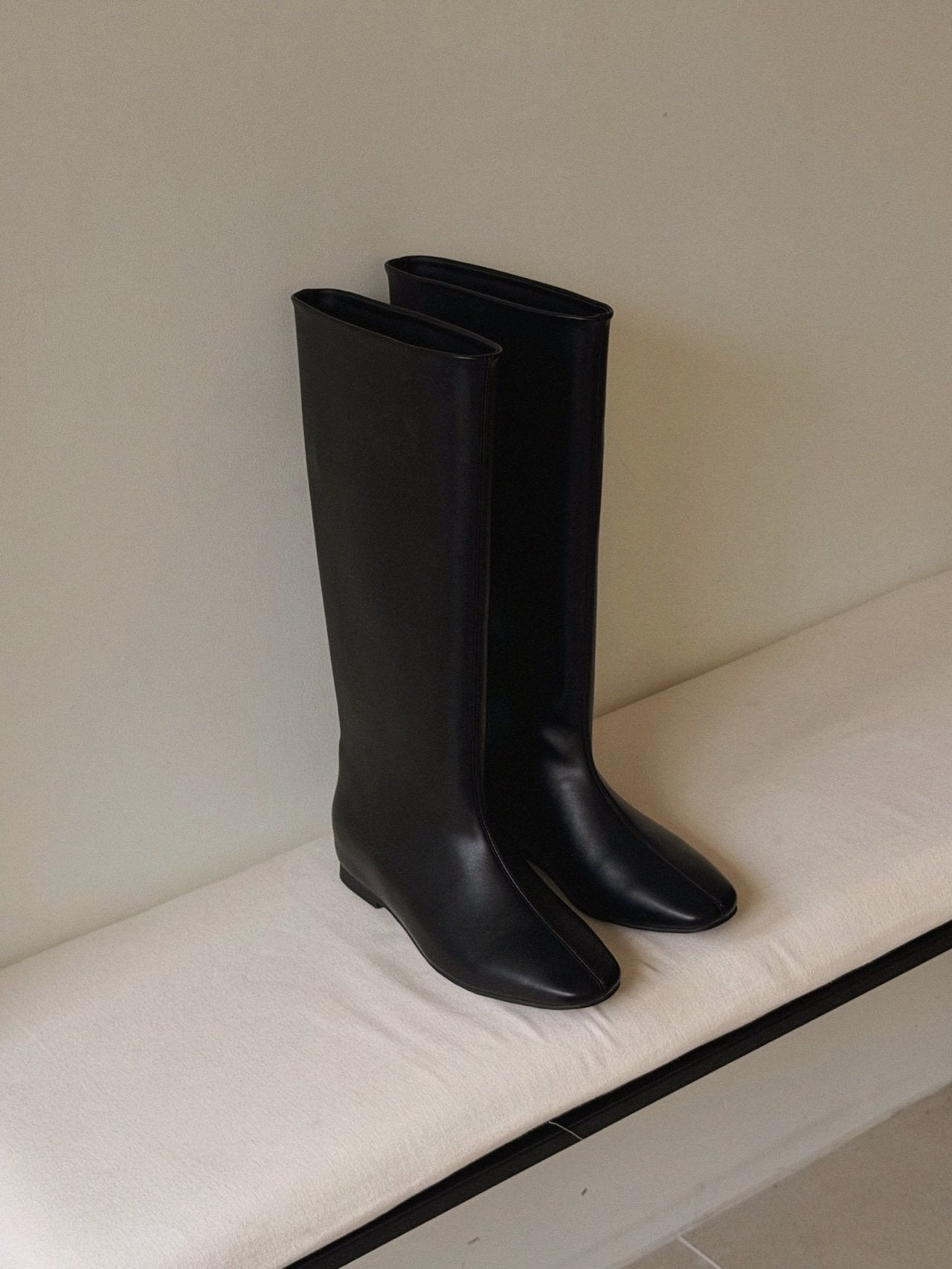 hidden wedge boots.