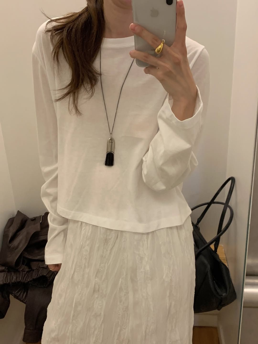 Adele soft modal crop T-3col