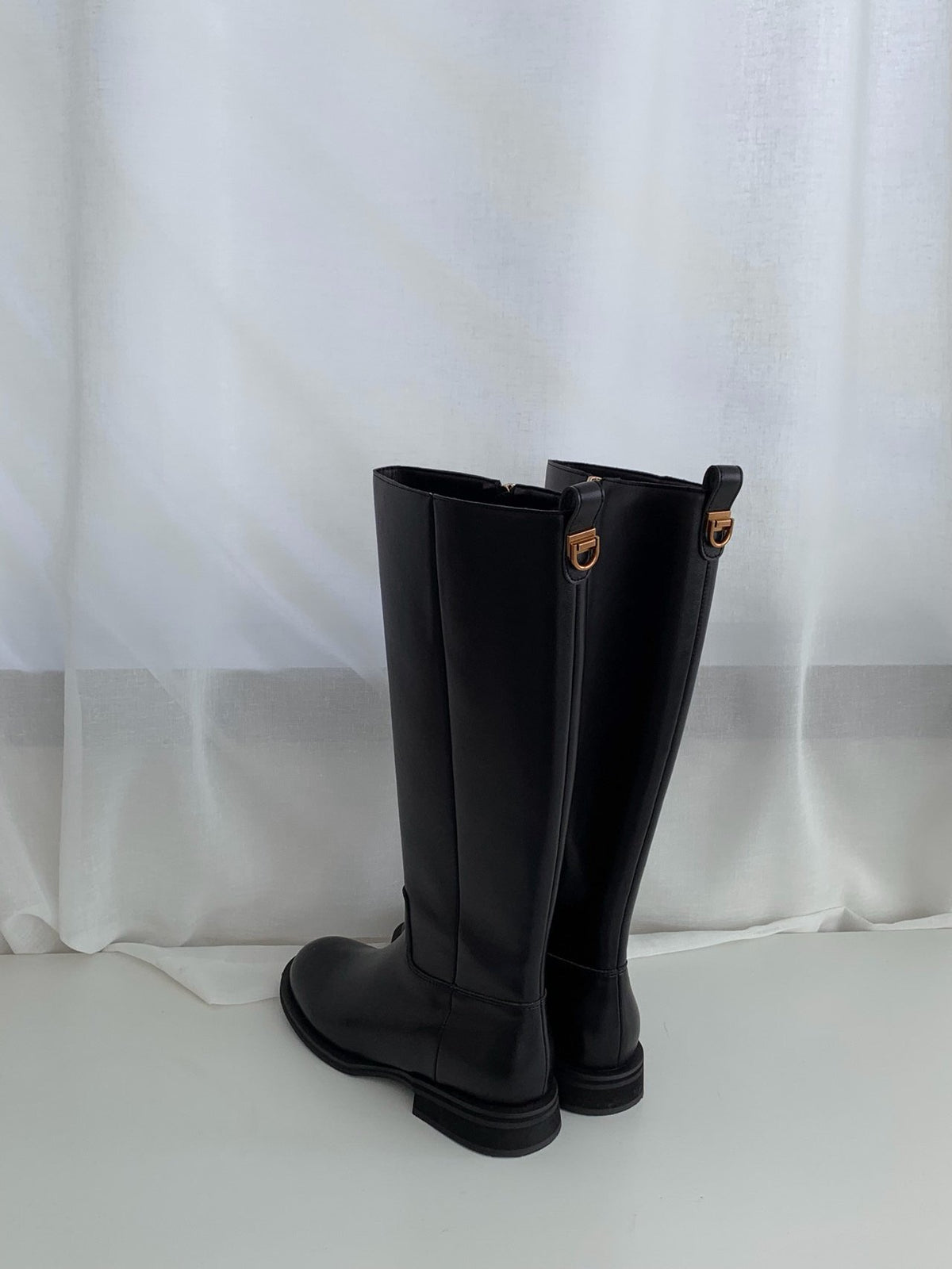 classic d-ring long boots