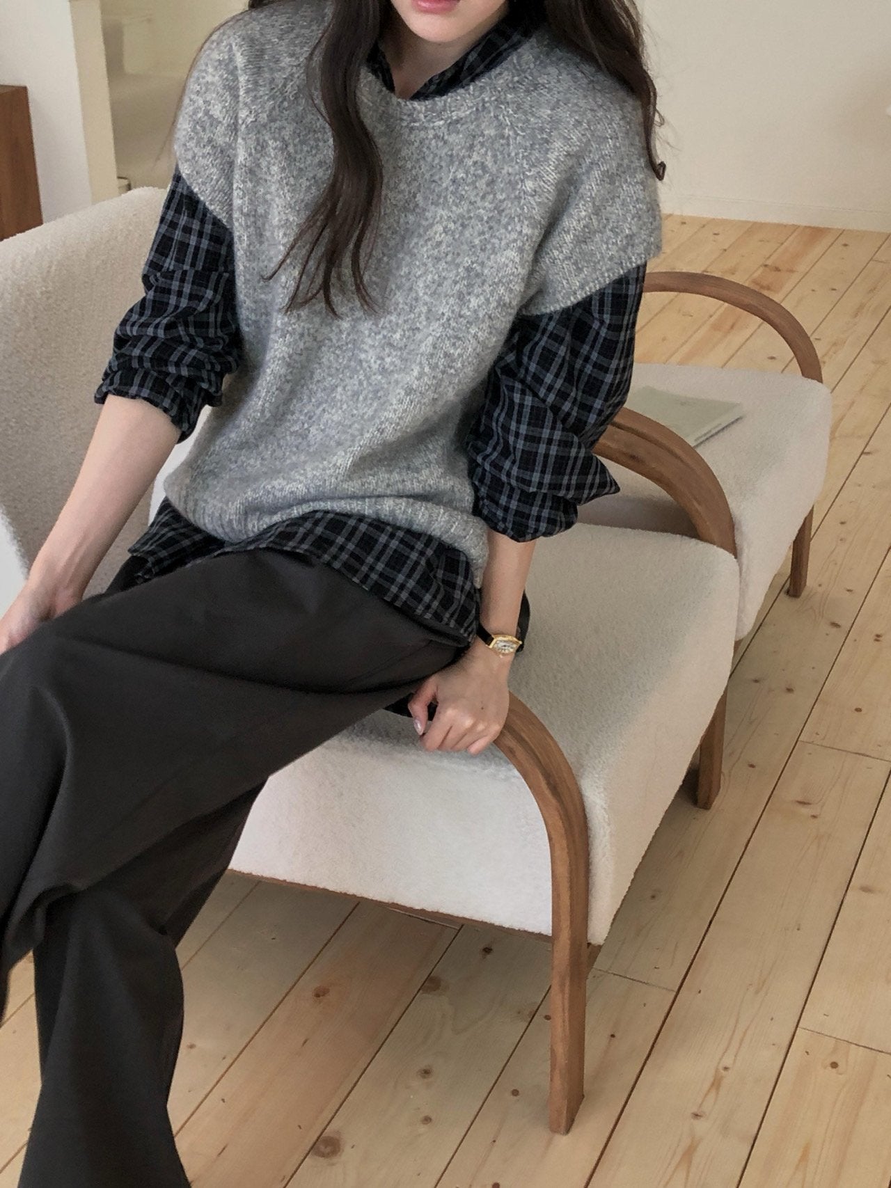 time check shirt-2col