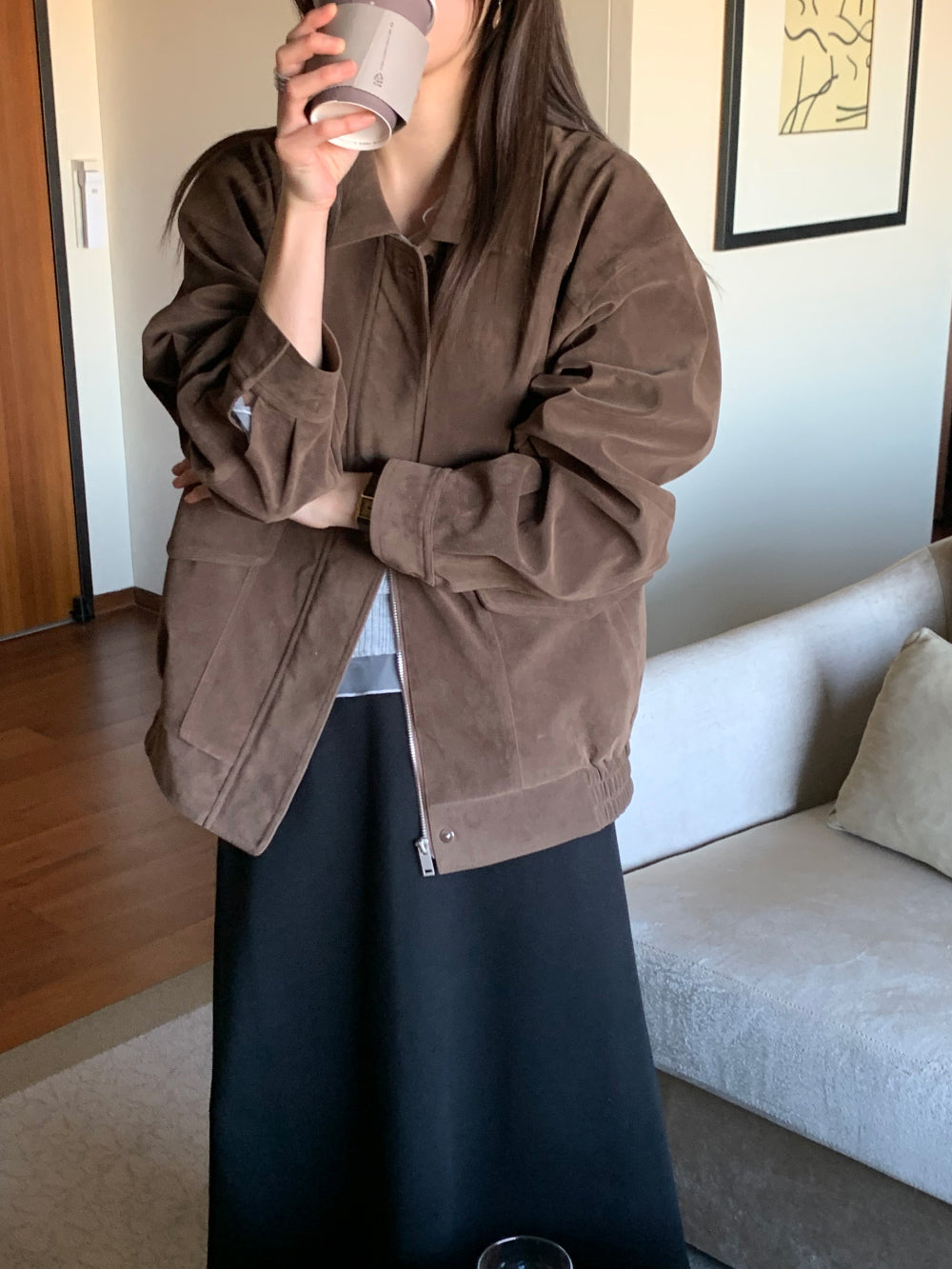Robe Suede Jacket