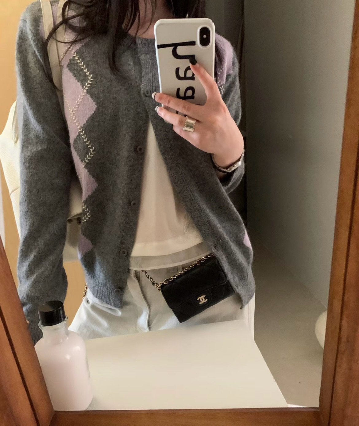 argyle cardigan-3col