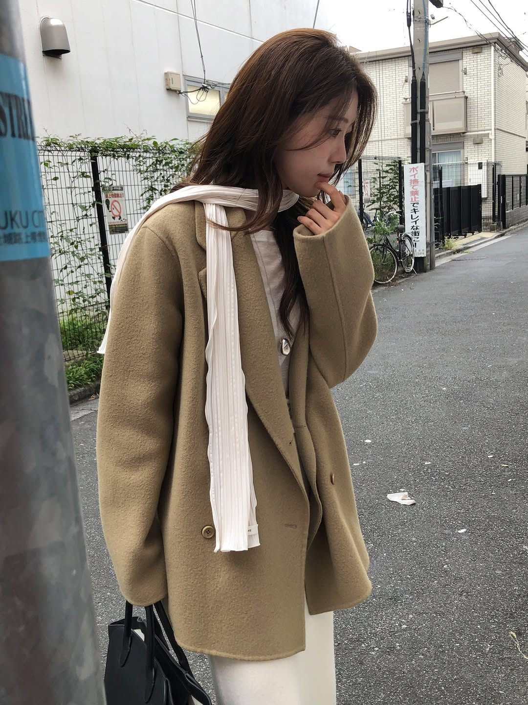 yvette double half handmade jacket-2col