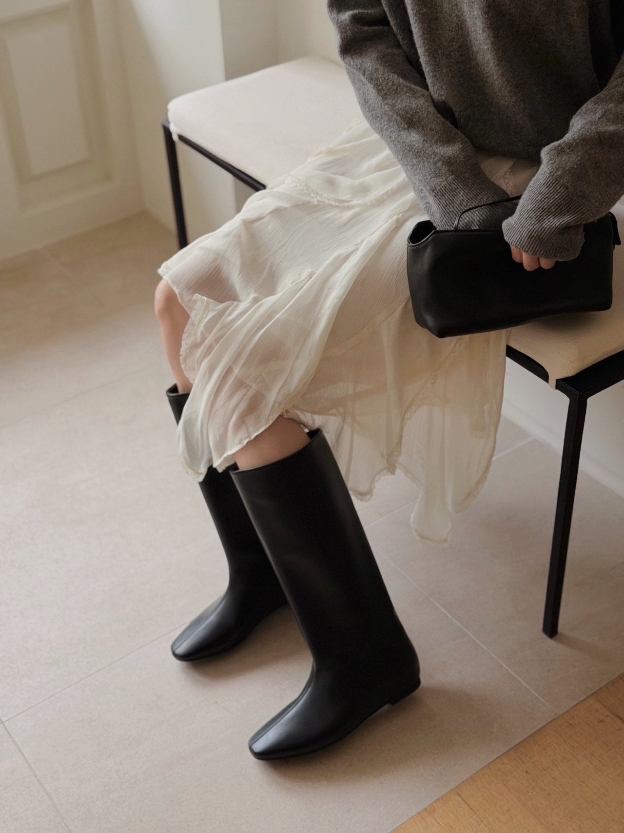hidden wedge boots.