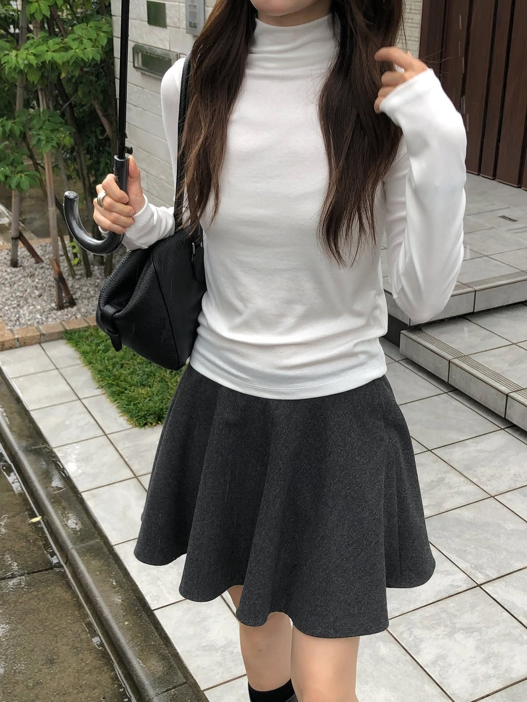 nicole soft turtleneck t-shirt-4col