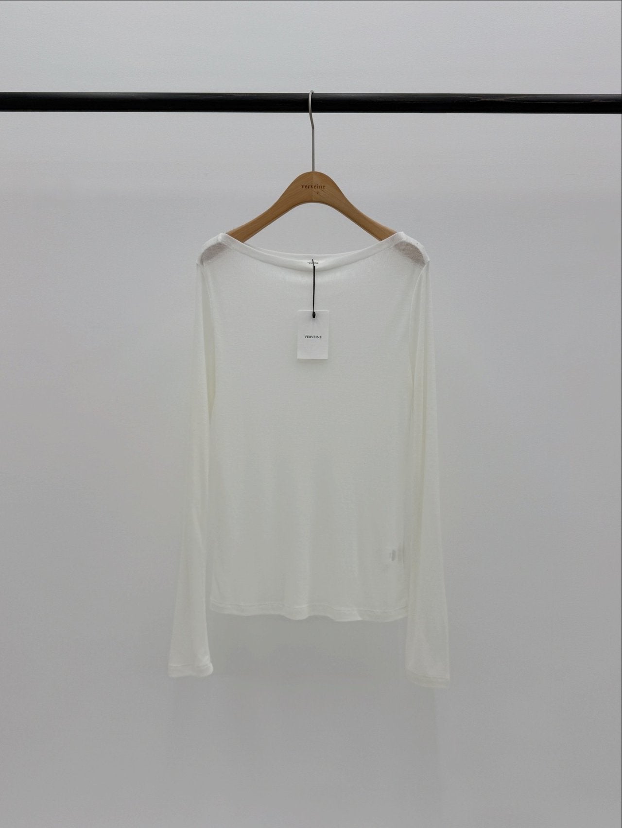 Bay wool tencel boat neck T-6col