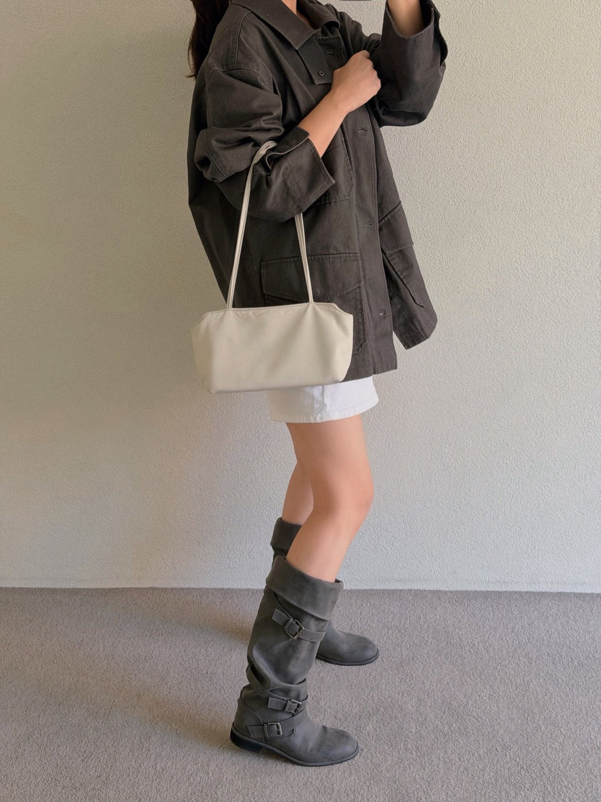 belted slouch boots-2col