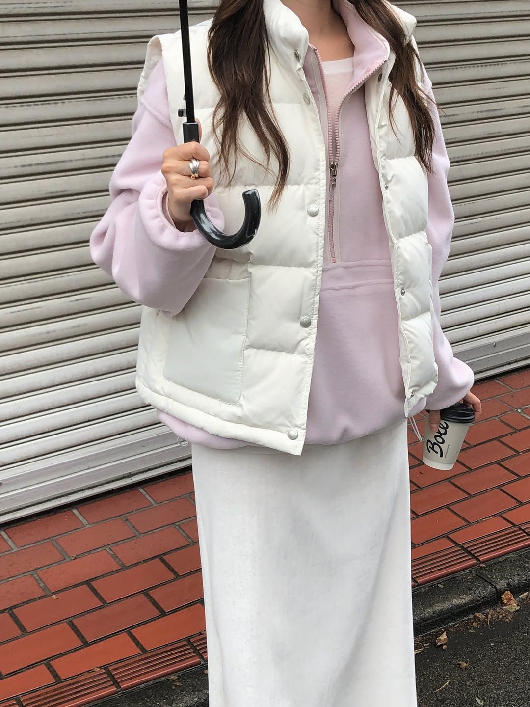 bloom duckdown vest-3col