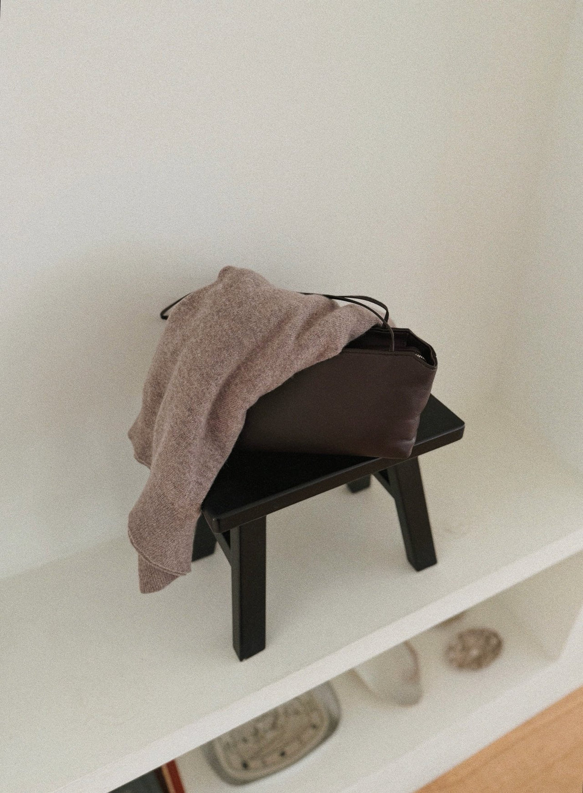 Lambskin shoulder bag