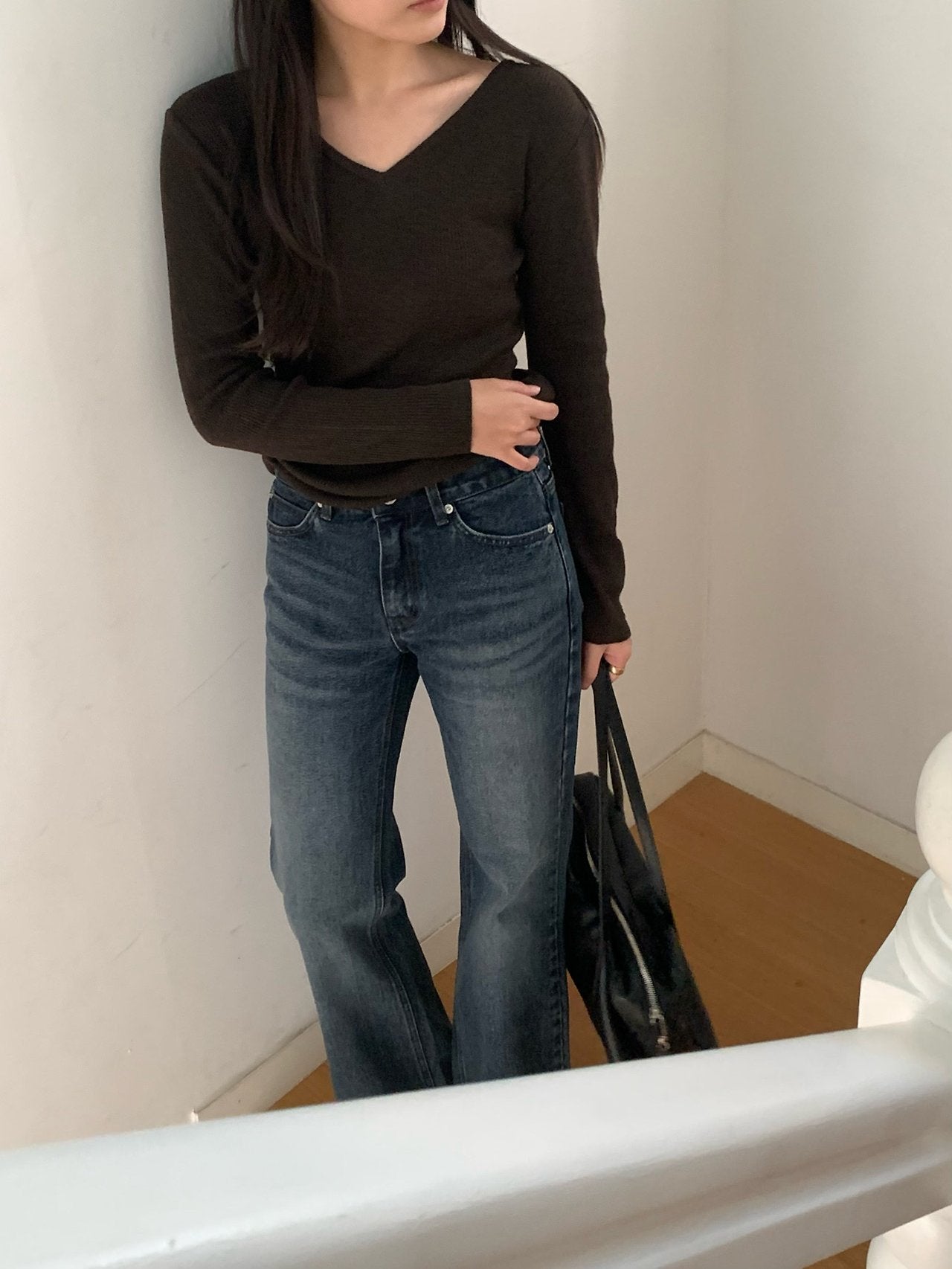 Ibon V-Neck knit-4col