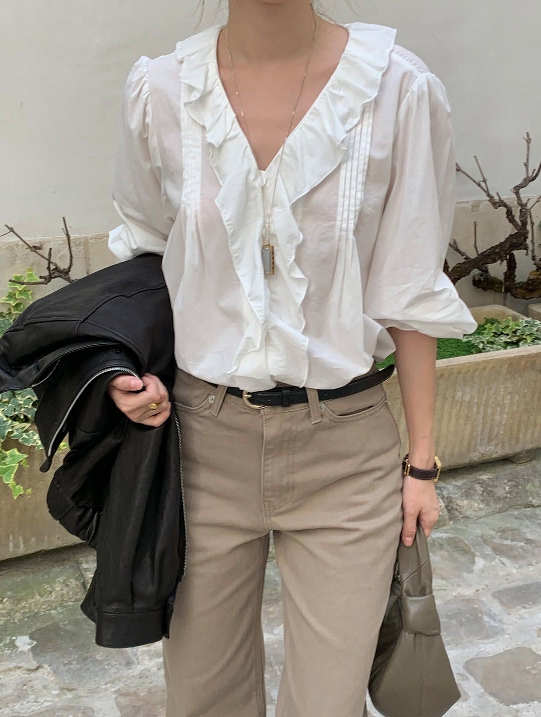 Margo ruffle blouse
