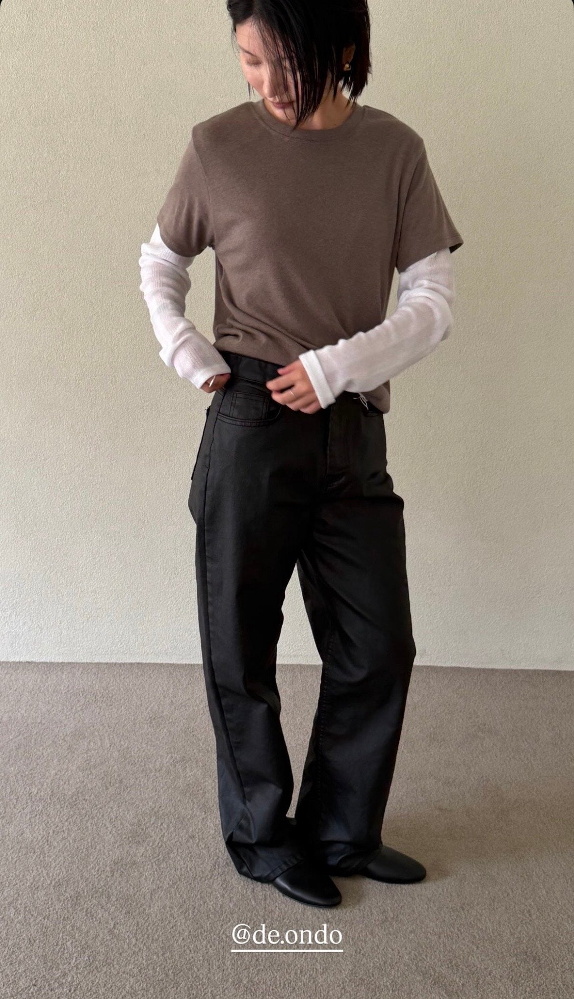 Deondo wool crewneck t-4col