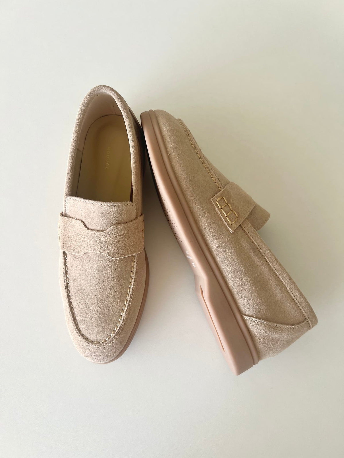Real leather loafers-3col