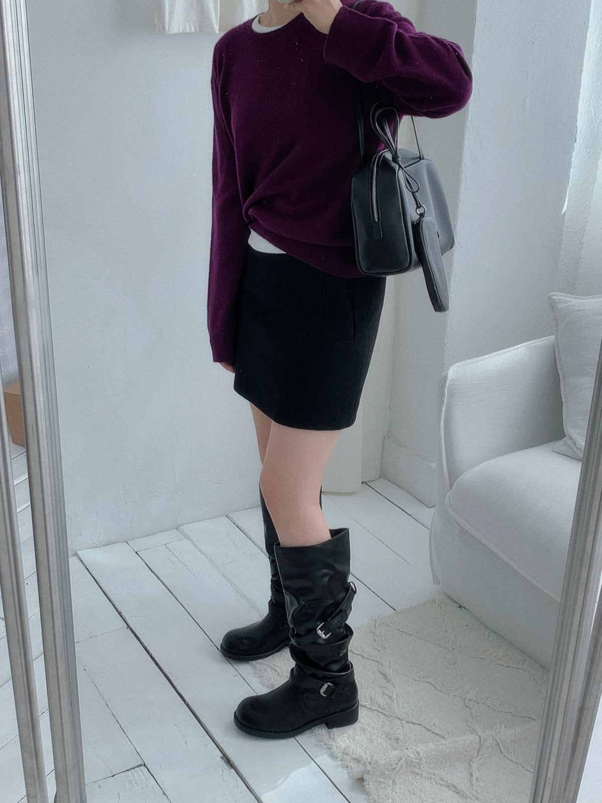 vintage belt boots-2col