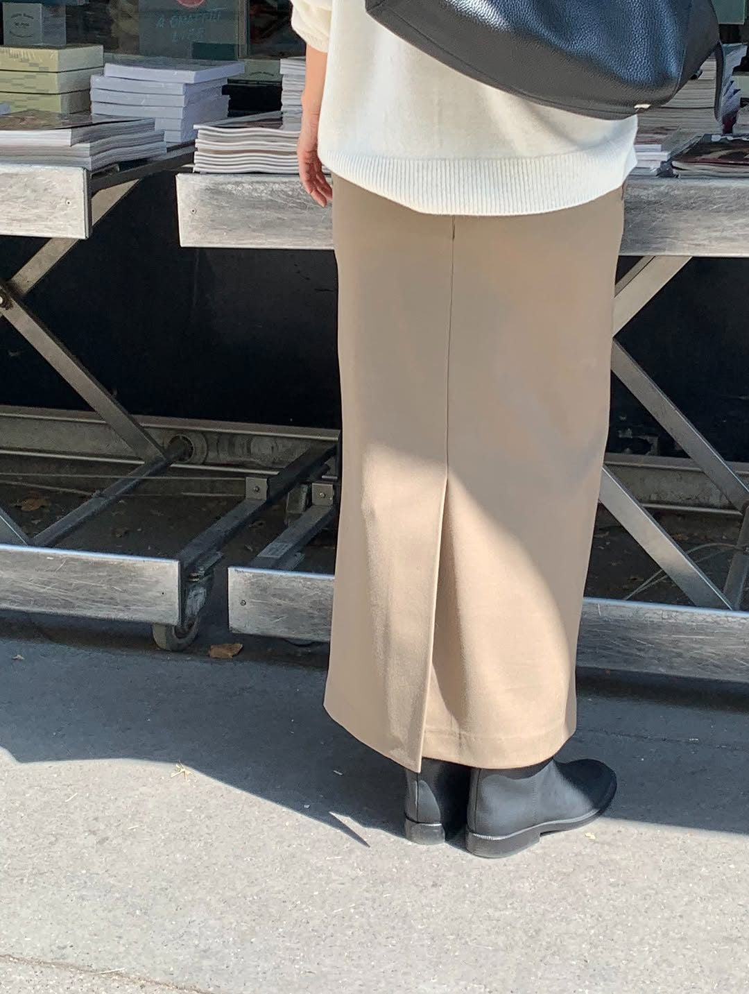 Viola H-line long skirt-2col